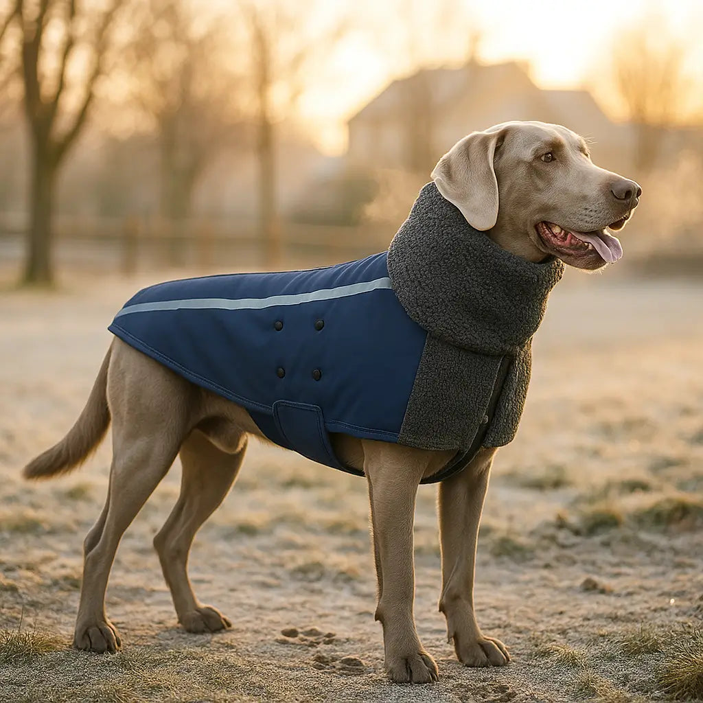 Hundemantel Winter | Warm, Wasserabweisend & Winddicht mit Rollkragen
