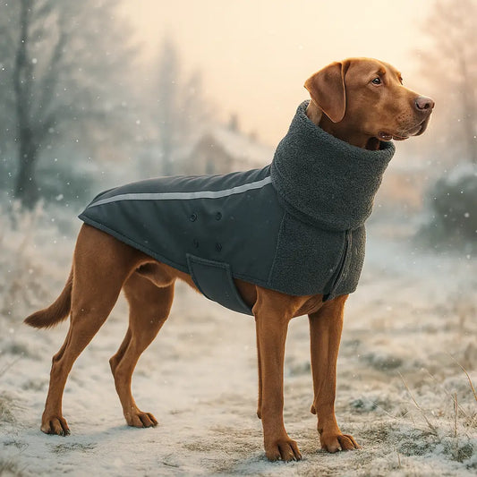 Hundemantel Winter | Warm, Wasserabweisend & Winddicht mit Rollkragen