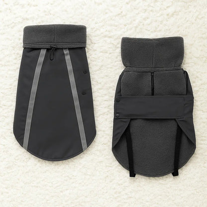 Hundemantel Winter | Warm, Wasserabweisend & Winddicht mit Rollkragen