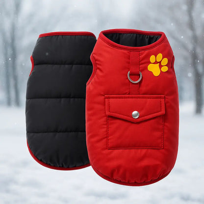 Hundemantel Winter Wendejacke | Wasserdicht, Warm & Beidseitig Tragbar