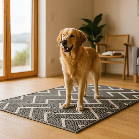 Schmutzfangmatte Hund | saugfähige & rutschfeste Fußmatte waschbar