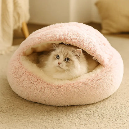 Katzenbett & Katzenhöhle 2-in-1 | weich & warm für gemütlichen Schlaf