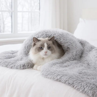 Katzendecke Flauschig | Weiche & Warme Kuscheldecke für Katzen