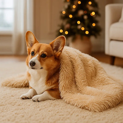 Hundedecke Flauschig | Weiche & Warme Kuscheldecke für Hunde