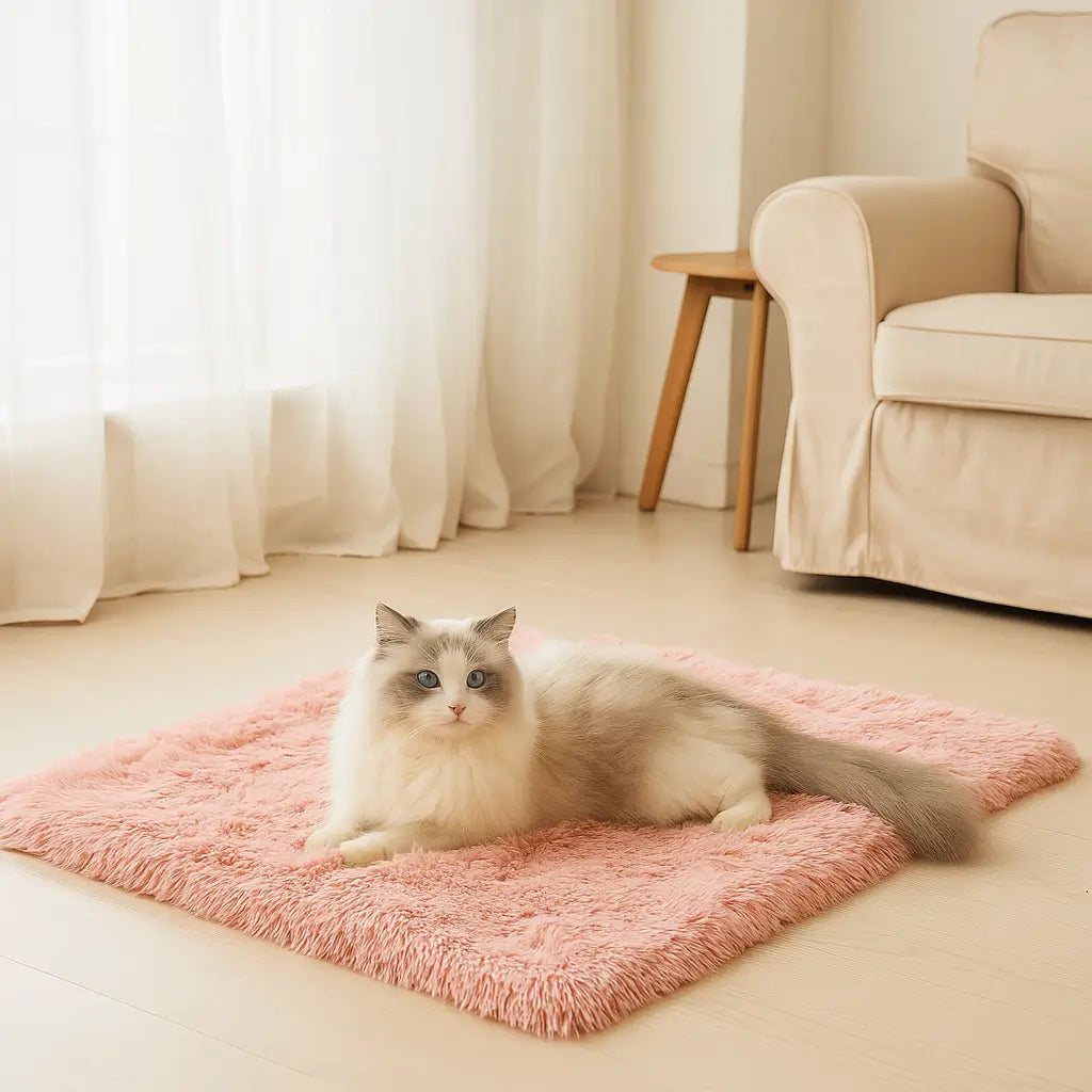 Katzendecke Flauschig | Weiche & Warme Kuscheldecke für Katzen