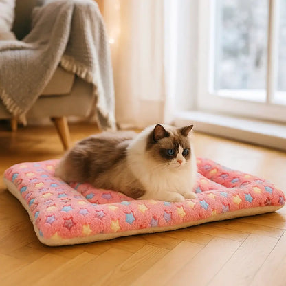 Katzenbett & Katzenmatte weich | waschbare Liegefläche für Reisen
