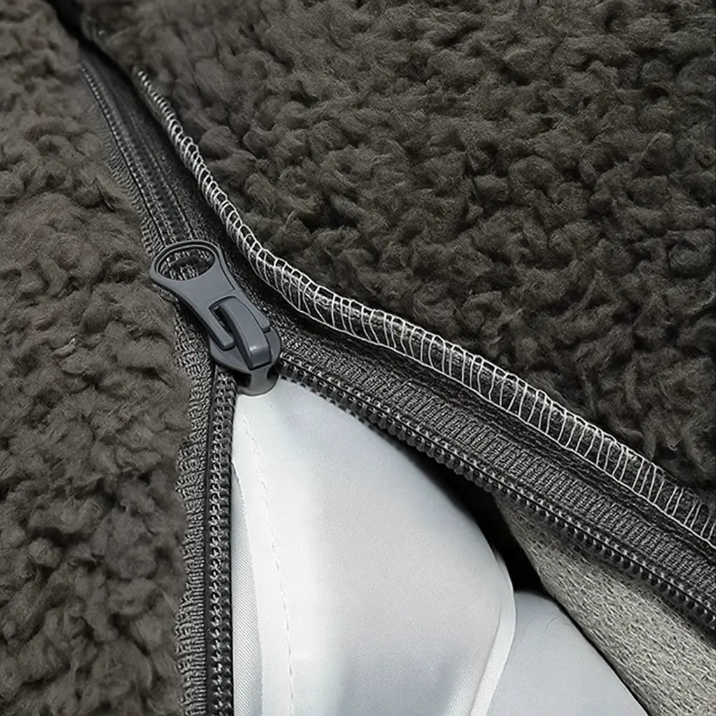 Hundebett Winter Sofa Stil | Warmes & Waschbares Kuschelbett mit Rand