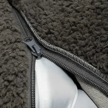 Hundebett Winter Sofa Stil | Warmes & Waschbares Kuschelbett mit Rand