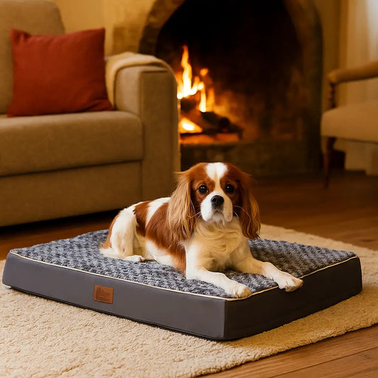 Hundebett Komfort Liegekissen | Weiche & Waschbare Hundematte Groß
