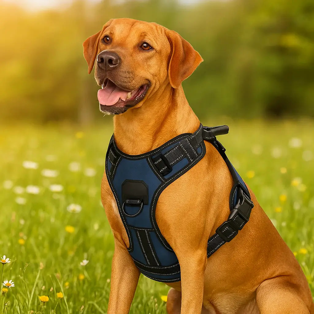 Hundegeschirr No Pull mit Griff | Verstellbar, Reflektierend & Bequem