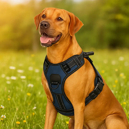 Hundegeschirr No Pull mit Griff | Verstellbar, Reflektierend & Bequem