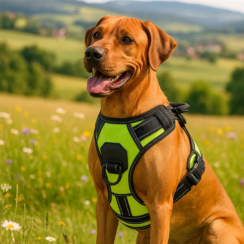 Hundegeschirr No Pull mit Griff | Verstellbar, Reflektierend & Bequem