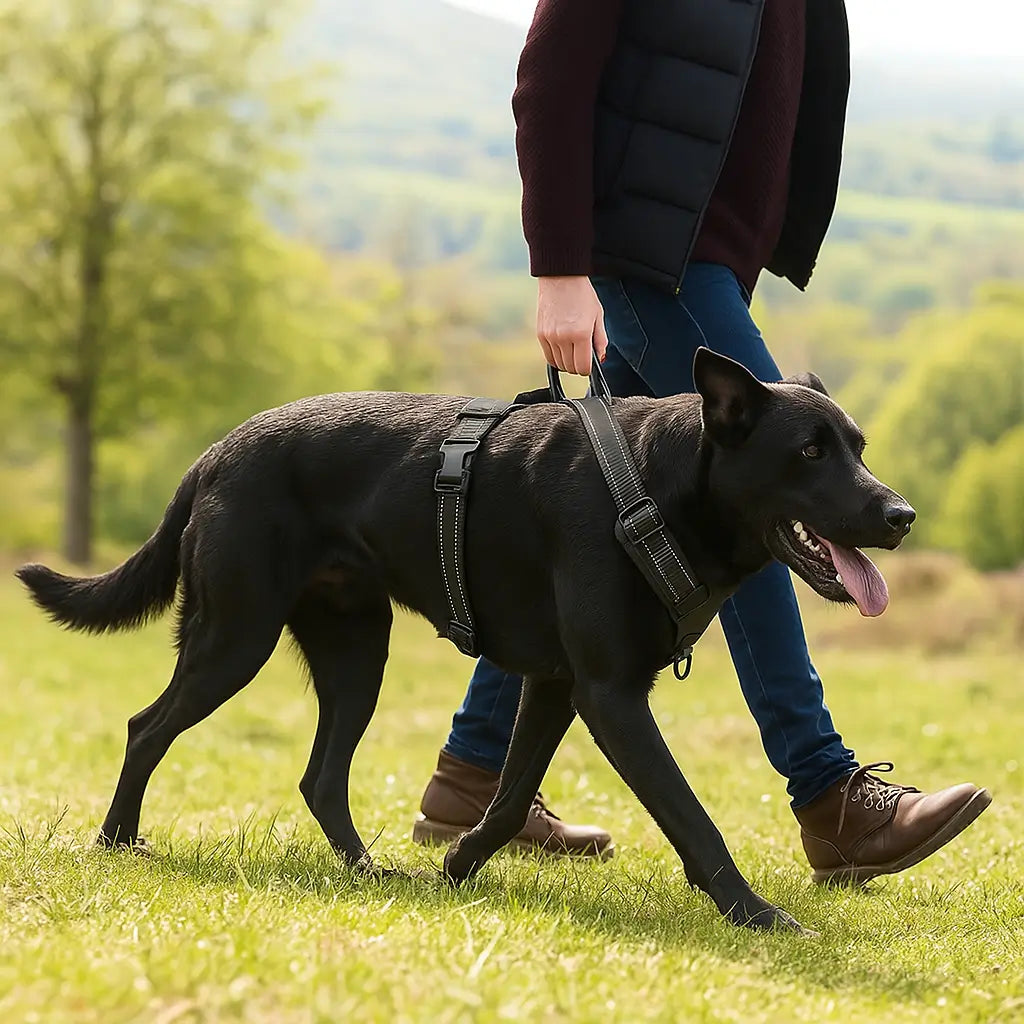 Hundegeschirr No Pull mit Griff | Verstellbar, Reflektierend & Bequem