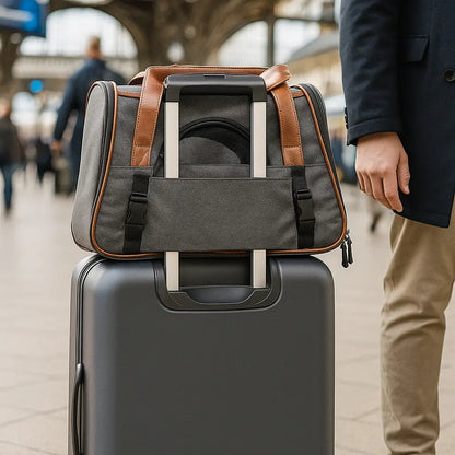 Katzentragetasche | Faltbare Transporttasche mit Lüftung & Komfortbett