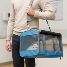 Cat carrier | Foldable transport bag with ventilation & comfort bed