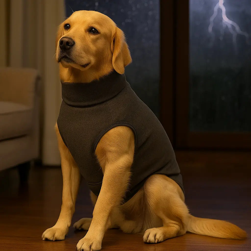 Hundemantel gegen Stress | Sanfte Weste für Ruhe & Sicherheit