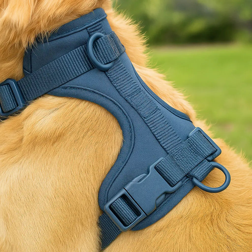 Hundegeschirr verstellbar | Weiches & Gepolstertes Komfortgeschirr