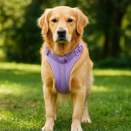 Weiches Hundegeschirr verstellbar | Gepolstertes & Leichtes Komfortgeschirr