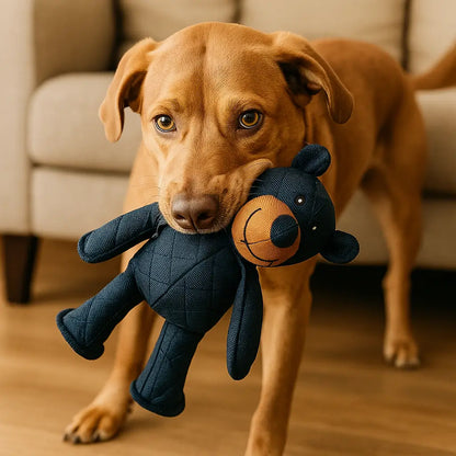 Robustes Hundespielzeug aus Nylon & Plüsch | Kauspielzeug für große Hunde