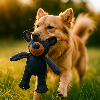 Robustes Hundespielzeug aus Nylon & Plüsch | Kauspielzeug für große Hunde