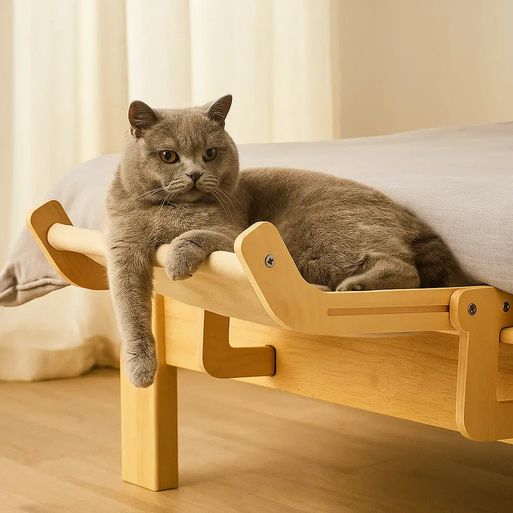Katzenbett & Hängematte | Platzsparender Ruheplatz für Katzen