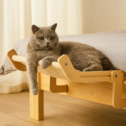 Katzenbett & Hängematte | Platzsparender Ruheplatz für Katzen