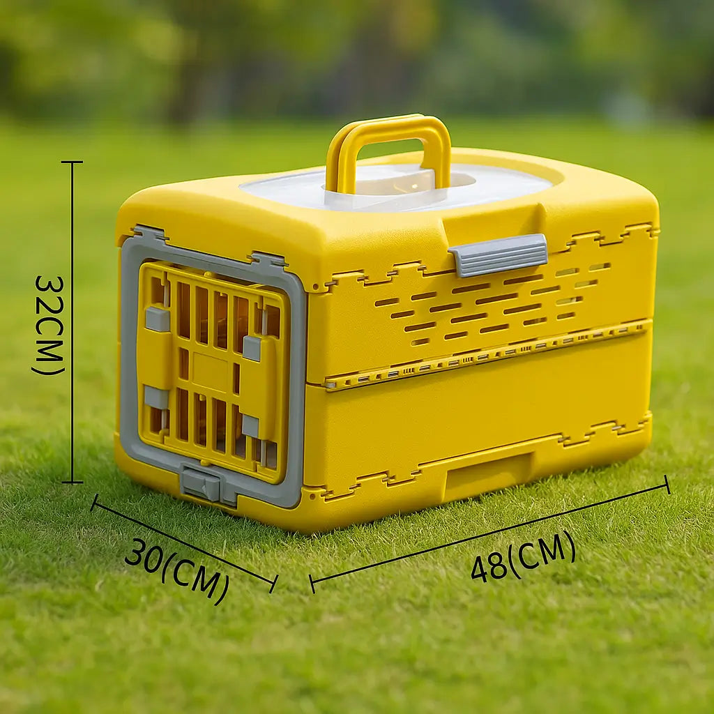 Faltbare Katzentransportbox | Sicher & Komfortabel auf Reisen