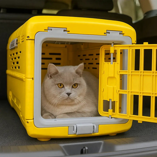 Faltbare Katzentransportbox | Sicher & Komfortabel auf Reisen