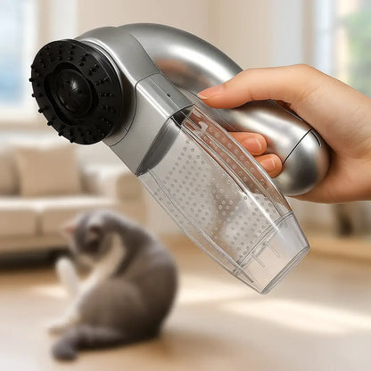 Katzenbürste mit Saugfunktion | Sanfte Fellpflege & Sauberkeit