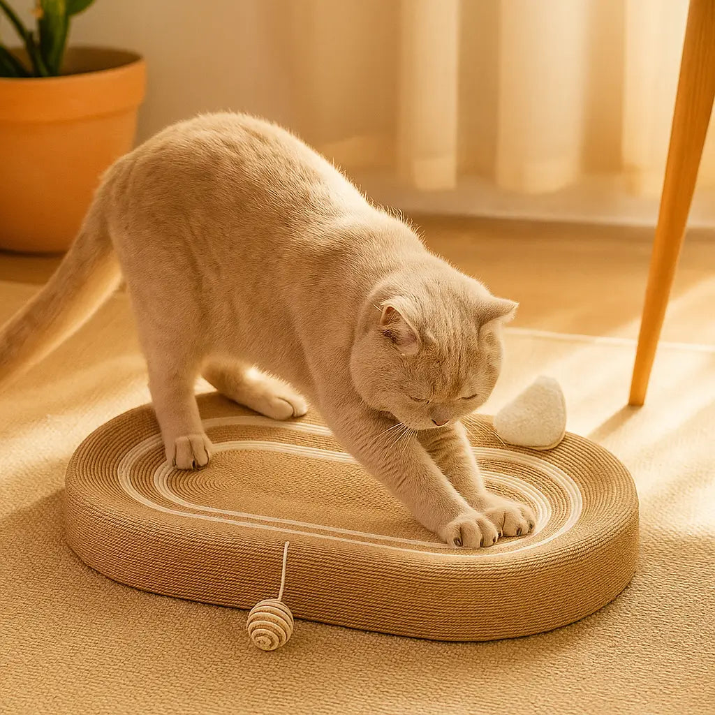 Katzen Kratzbrett aus Sisal | Stilvolle Kratzfläche für Zuhause