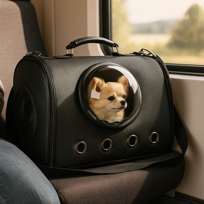 Hundetragetasche mit Sichtfenster | Sicher & Komfortabel Reisen