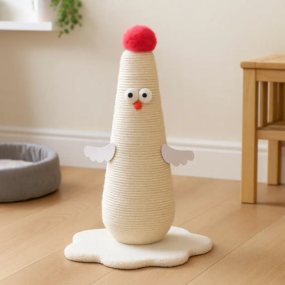 Katzen Kratzbaum aus Sisal | Lustiges Design & Möbelschutz