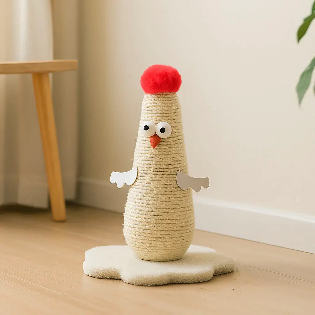 Katzen Kratzbaum aus Sisal | Lustiges Design & Möbelschutz