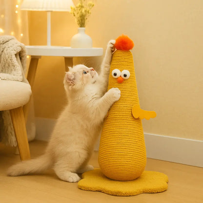 Katzen Kratzbaum aus Sisal | Lustiges Design & Möbelschutz