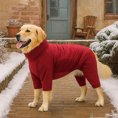 Wasserdichter Hundemantel Winter | warmer Vierbeinmantel mit Schutz