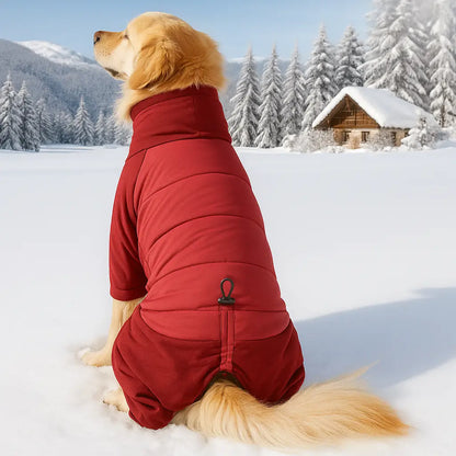 Wasserdichter Hundemantel Winter | warmer Vierbeinmantel mit Schutz
