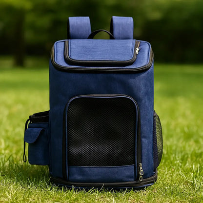 Katzenrucksack atmungsaktiv & faltbar | bequemer Reiserucksack