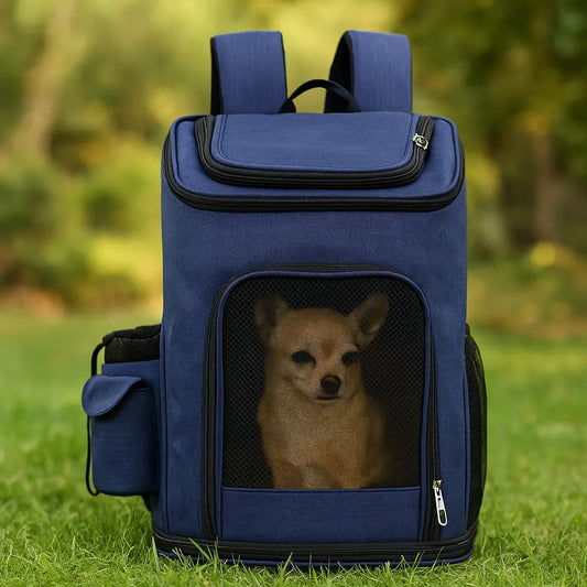 Hundetragetasche | Atmungsaktive Transporttasche für Reisen & Ausflüge