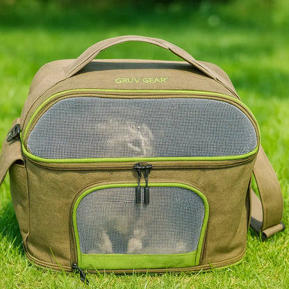 Katzentragetasche | Atmungsaktive Schultertasche für Reisen & Ausflüge