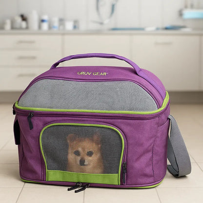 Hundetragetasche | Atmungsaktive Schultertasche für Reisen & Ausflüge