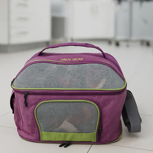 Katzentragetasche | Atmungsaktive Schultertasche für Reisen & Ausflüge