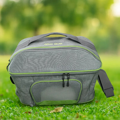 Hundetragetasche | Atmungsaktive Schultertasche für Reisen & Ausflüge