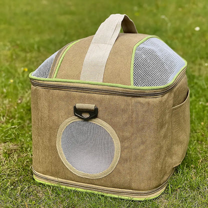 Hundetragetasche | Atmungsaktive Schultertasche für Reisen & Ausflüge