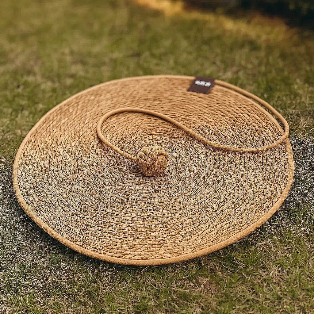 Katzenspielzeug | Kratzmatte & Kühlende Katzenliege aus Rattan