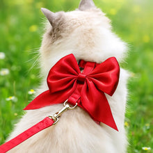 Cat harness with leash | Adjustable & Breathable with bow