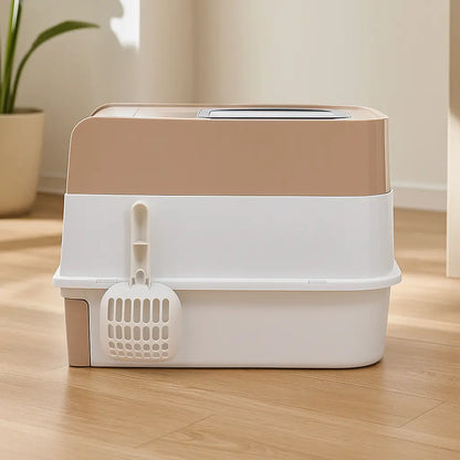 Litière pour chat avec lumière UV & tiroir | Hygiénique & sans odeur