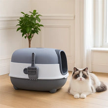 Cat Litter Box with Hood & Filter | Large, Odor-Free & Easy to Clean