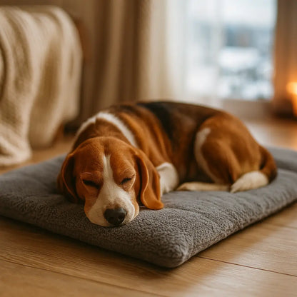 Self-warming dog bed | Cozy heat mat for winter