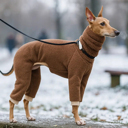 Hundemantel Fleece | Warmer Wintermantel für Hunde