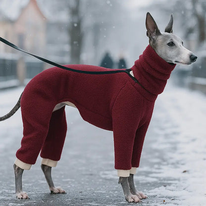 Hundemantel Fleece | Warmer Wintermantel für Hunde